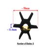 Boat Motor Water Pump Impeller compatible with Mercury Outboard (6 8 9.9 15 HP) 47-42038 Sierra 18-3062 Motor Engine view 2