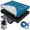 Innomax 98% WAVELESS WATERBED Mattress/Liner/Heater/Hose/Fill Drain/Conditioner KIT (California King 72x84 1SF-5H1) view 2