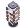 Ganesh Revolving Spice Jar Set 16 pcs Stand Color May Vary Masala Rack Spice view 1