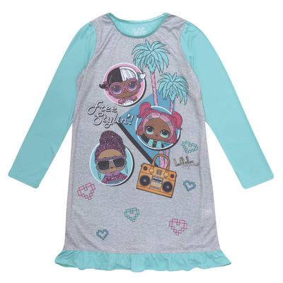 L.O.L. Surprise! Girls' Little Nightgown, L.O.L. Free Stylin', 6