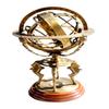 ANTIQUE Brass 18" Armillary Globe Sphere Engraved with Compass on Wooden Base~Home & Office Decor view 1