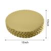 [25pcs] 12" Gold Cakeboard Round,Disposable Cake Circle Base Boards Cake Plate Round Coated Circle Cakeboard Base 12inch,Pack of 25 view 2