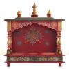 Home and Bazaar Rajasthani Ethnic Handcrafted Wooden Temple/Mandir/Pooja Ghar/Mandapam view 1