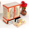 Home and Bazaar Rajasthani Ethnic Handcrafted Wooden Temple/Mandir/Pooja Ghar/Mandapam (Multicolor16) view 4