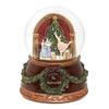 Nutcracker Glitterdome 6 x 4.5 Resin 100MM Snow Globe Plays The Nutcracker Ballet, Christmas view 1
