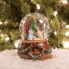 Nutcracker Glitterdome 6 x 4.5 Resin 100MM Snow Globe Plays The Nutcracker Ballet, Christmas view 2