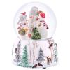 Roman 5.75-Inch Musical Snowman Family Glitterdome  100mm Wind-Up Christmas Snow Globe, Holiday Home Dcor, Gift for Winter & Snowman Lovers view 1