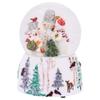 Roman 5.75-Inch Musical Snowman Family Glitterdome  100mm Wind-Up Christmas Snow Globe, Holiday Home Dcor, Gift for Winter & Snowman Lovers view 3