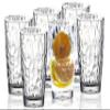 VEILEDGEM 15 Oz Unbreakable Tritan Drinking Glasses Shatterproof Acrylic Glasses Drinkware BPA Free Hard Plastic Cups Reusable Kitchen Water Glasses Drinking Set of 6 (Clear) view 1