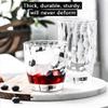 VEILEDGEM 15 Oz Unbreakable Tritan Drinking Glasses Shatterproof Acrylic Glasses Drinkware BPA Free Hard Plastic Cups Reusable Kitchen Water Glasses Drinking Set of 6 (Clear) view 3