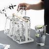 VEILEDGEM 15 Oz Unbreakable Tritan Drinking Glasses Shatterproof Acrylic Glasses Drinkware BPA Free Hard Plastic Cups Reusable Kitchen Water Glasses Drinking Set of 6 (Clear) view 4