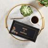 Creative Brands The Heartfelt Collection Black and Gold Vegan-Leather Valet Tray, 10 x 5-Inches, Make It Happen view 2