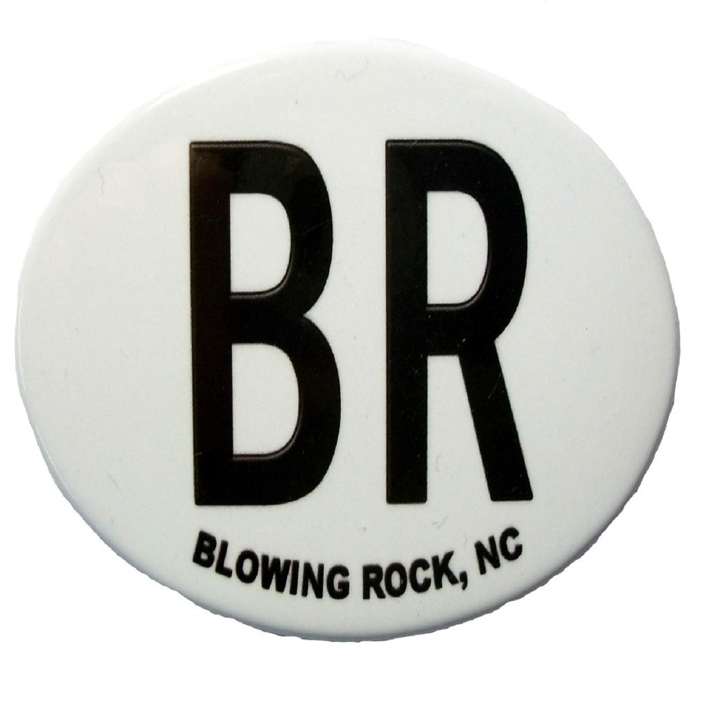 Blowing Rock BR North Carolina Oval Fridge Magnet