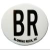 Blowing Rock BR North Carolina Oval Fridge Magnet view 1