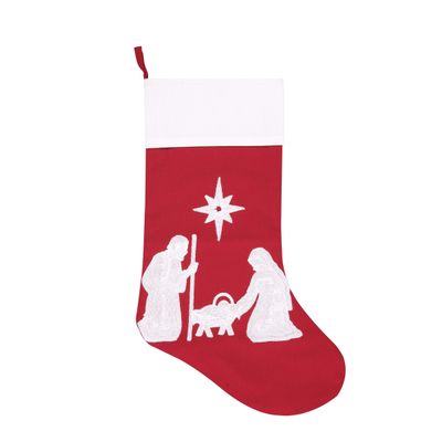 C&F Home Holy Adoration Stocking Stocking Red