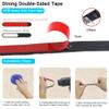 ALITOVE 16.4ft 5050 Blue LED Flexible Strip Ribbon Light Black PCB DC 12V 5M 300 LEDs Waterproof IP65 for Home Garden Commercial Area Lighting, Without Power Supply view 4