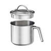 1.5 Quart Stainless Steel Saucepan With Pour Spout, Saucepan With Lid, Mini Milk Pan With Spout - Perfect For Boiling Milk, Sauce, Gravies, Pasta, Noodles view 1