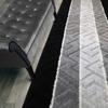 15 Ft Long Black - Grey Kitchen Hallway Runner Rug, Non-Slip Washable 26" X 15' Rubber Backed Carpet, Custom Size Floor Mat for Entryway Stairs Bedroom Bathroom view 1