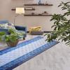 11 ft Non-Slip Blue Hallway Kitchen Runner Rug, 2'2" X 11' Washable Carpet - Rubber Backed, Custom Size Floor Mat for Stairs Bedroom Bathroom Entryway, Flexible Length Options view 4