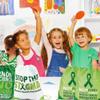 Fun Express Stop the Stigma Mental Health Drawstring Backpacks (set of 12) Green view 2