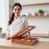 Creation India Craft Wooden Spice Box, Masala Container, Condiments Storage Case for Kitchen, Multipurpose Decorative Box - Indian Rosewood Crafted view 3