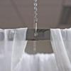 AK TRADING CO. 120" Wide (10Ft Wide) IFR Voile Ceiling Drapes Sheer Curtain Panels with 4" Pocket for Wedding Venues, Banquet Halls, Corporate Events & Photobooth - White, 10 ft x 20 ft view 2
