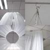 AK TRADING CO. 120" Wide (10Ft Wide) IFR Voile Ceiling Drapes Sheer Curtain Panels with 4" Pocket for Wedding Venues, Banquet Halls, Corporate Events & Photobooth - White, 10 ft x 20 ft view 3