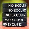 SayitBands Fifty (50) No Excuses Wristbands view 3