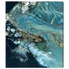 The Oliver Gal Artist Co. Abstract Wall Art Canvas Prints 'Inlet' Home Dcor, 20" x 24", Blue, Black view 2