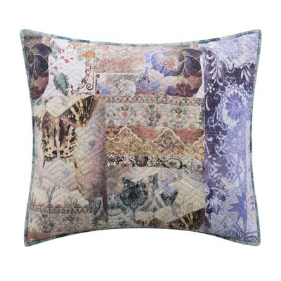 4 Piece Twin Comforter Set, Cotton Reversible Bedding Quilt Sets with Floral Patchwork Pattern Lightweight for All Season-Cottage, Cabin Home Decor, Twin, Lavender Multi, Tracy Porter, Lillian