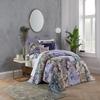 4 Piece Twin Comforter Set, Cotton Reversible Bedding Quilt Sets with Floral Patchwork Pattern Lightweight for All Season-Cottage, Cabin Home Decor, Twin, Lavender Multi, Tracy Porter, Lillian view 2