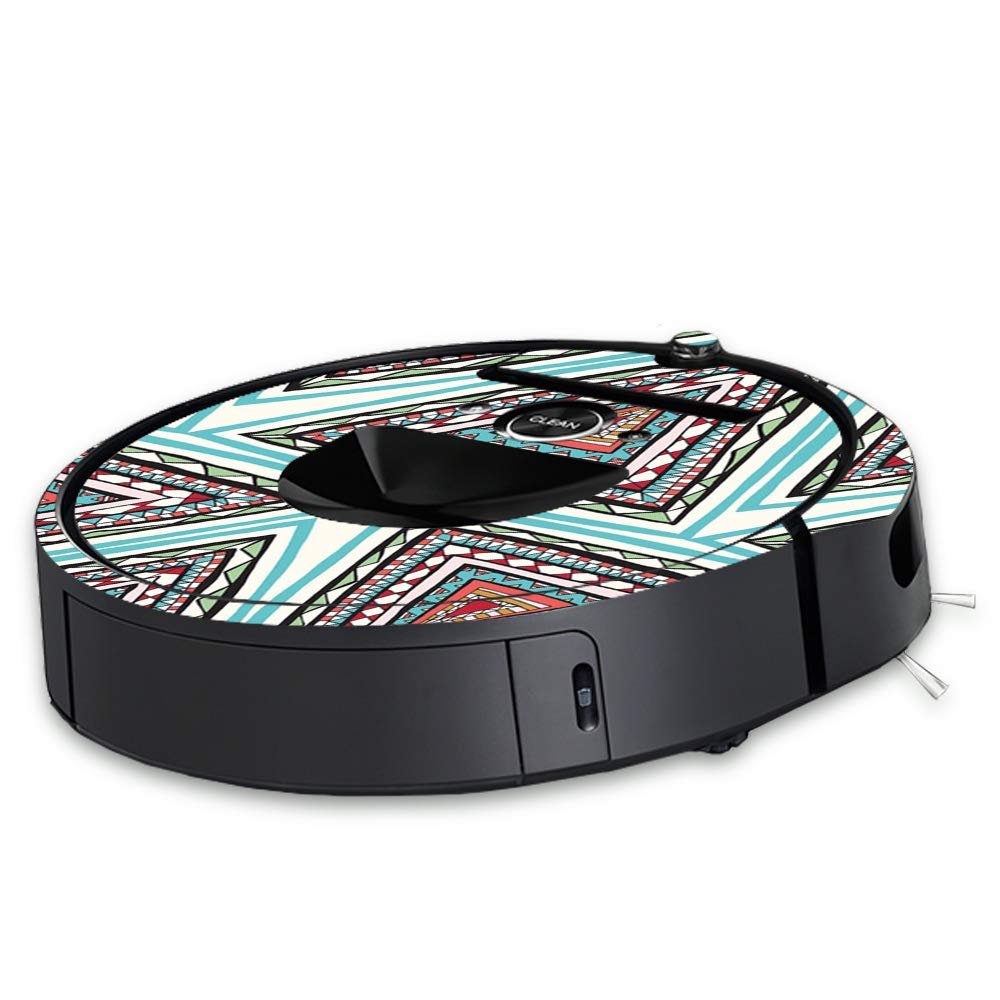 MightySkins Skin Compatible with iRobot Roomba i7 Robot Vacuum - Aztec Pyramids | Protective, Durable, and Unique Vinyl Decal wrap Cover | Easy to Apply, Remove, and Change Styles | Made in The USA