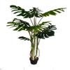 AMERIQUE Pre Unique & Gorgeous 5 Feet Tropical Monstera Palm Split Philo Artificial Tree Silk Plant with Nursery Plastic Pot, with UV Protection, Feel Real Tech, Super Quality, 5', Green view 1