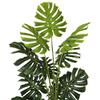 AMERIQUE Unique & Gorgeous 6 Feet Tropical Monstera Palm Split Philo Artificial Tree Silk Plant with Nursery Plastic Pot, with UV Protection, Feel Real Tech., Super Quality,Green,LV8453D6 view 2