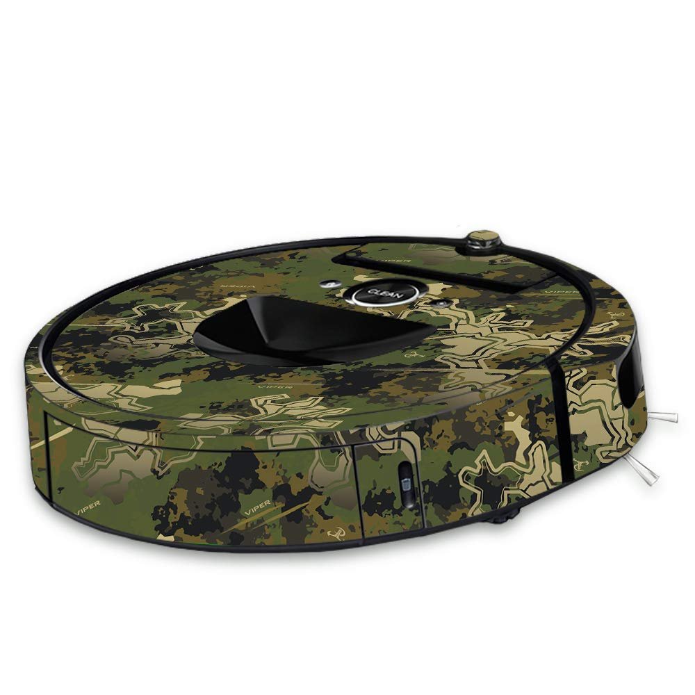 MightySkins Skin Compatible With iRobot Roomba i7 Robot Vacuum - Viper Woodland | Protective, Durable, and Unique Vinyl Decal wrap cover | Easy To Apply, Remove, and Change Styles | Made in the USA