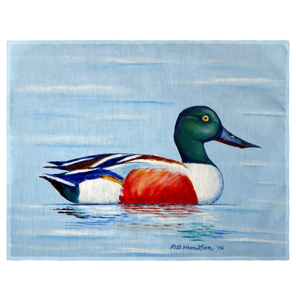 Betsy Drake Northern Shoveler Place Mat Set of 4