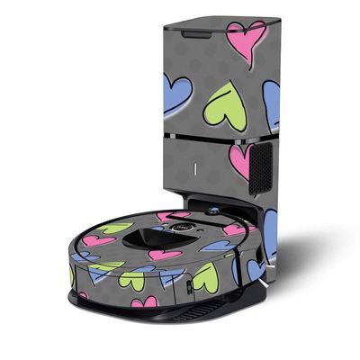 MightySkins Skin Compatible with iRobot Roomba i7+ Robot Vacuum - Girly | Protective, Durable, and Unique Vinyl Decal wrap Cover | Easy to Apply, Remove, and Change Styles | Made in The USA