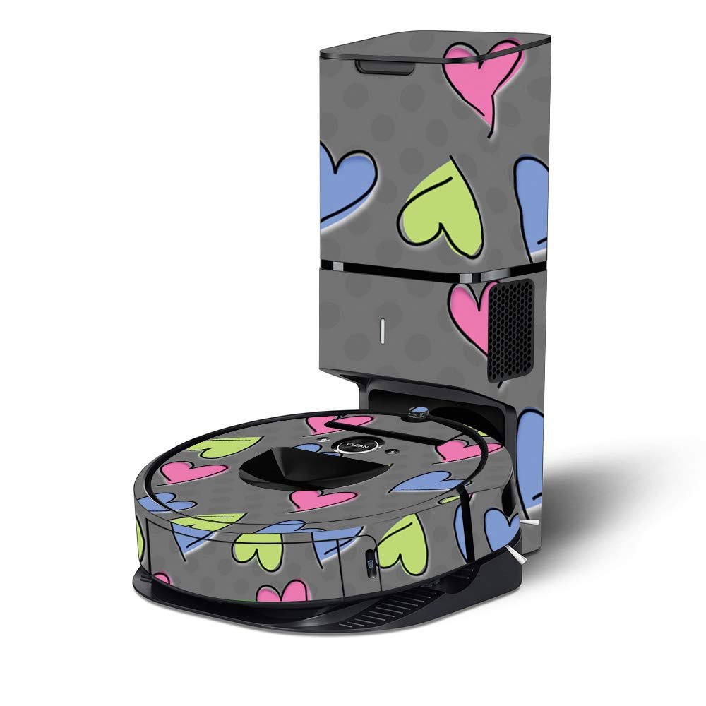 MightySkins Skin Compatible with iRobot Roomba i7+ Robot Vacuum - Girly | Protective, Durable, and Unique Vinyl Decal wrap Cover | Easy to Apply, Remove, and Change Styles | Made in The USA