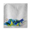 Betsy Drake Interiors Yellow Bells and Dragonfly Beach Towel view 1