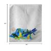 Betsy Drake Interiors Yellow Bells and Dragonfly Beach Towel view 2