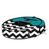 MightySkins Skin Compatible with iRobot Roomba i7 Robot Vacuum - Teal Chevron | Protective, Durable, and Unique Vinyl Decal wrap Cover | Easy to Apply, Remove, and Change Styles | Made in The USA view 1