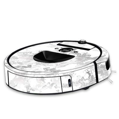 MightySkins Skin Compatible With iRobot Roomba i7 Robot Vacuum - Viper Snow | Protective, Durable, and Unique Vinyl Decal wrap cover | Easy To Apply, Remove, and Change Styles | Made in the USA