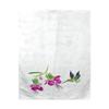 Betsy Drake Interiors Purple Hummingbird Beach Towel view 1