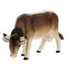 Holyart Kostner Nativity Scene 12 cm, Cow Eating, in Painted Wood view 2