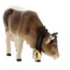 Holyart Kostner Nativity Scene 12 cm, Cow Eating, in Painted Wood view 3