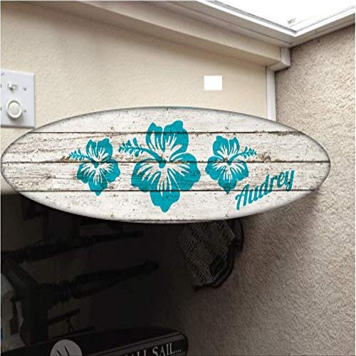 5' wall hanging surf board surfboard decor hawaiian beach surfing beach decor