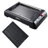 GoWISE USA GW88000 2-in-1 Smokeless Indoor Grill and Griddle with Interchangeable Plates and Removable Drip Pan + 20 Recipes (Black), Large view 4