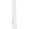 Ekena Millwork GPP036X008X100ART Artisan Architectural Grade PVC Gable Pediments, 36"W x 7 1/2"H x 1"P (5/12) Pitch view 3