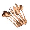 Gugrida Luxury 18/10 Stainless Steel Flatware Set Matte Black Silverware Set view 2