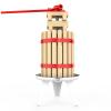 EJWOX 1.6 Gallon Fruit and Wine Press, Manual Cider Juice Maker with Solid Beech Wood Basket & Heavy-Duty Stand for Apples, Grapes, Berries view 1